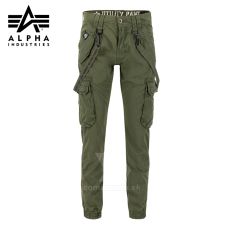 Alpha Industries Nohavice Utility Pant dark olive