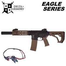 Airsoft Delta Armory AR15 Silent OPS 7"  EAGLE Charlie Half Tan