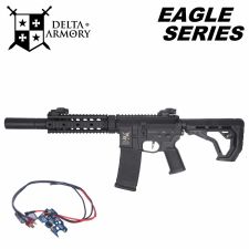 Airsoft Delta Armory AR15 Silent OPS 7"  EAGLE Charlie Black