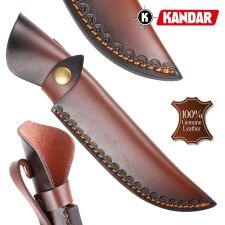 Kožené puzdro Hunter P14 na nože s pevnou čepeľou Kandar® Kožené puzdro Hunter P14 na nože s pevnou čepeľou Kandar®