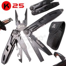K25 taktické multi náradie 17v1 Black Coated Edition 11143 K25 taktické multi náradie 17v1 Black Edition 11143