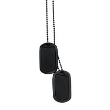 Dog Tag - ID štítky čierne