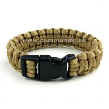 Náramok Paracord Bracelet 22 mm Coyote