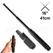 Obušok teleskopický MFH kovový 16"  čierny