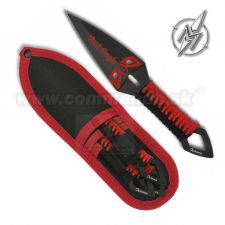 Martinez Albainox Vrhacie nože RED EAGLE THROWING KNIVES 3 kusy