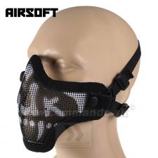 Maska Ultimate Tactical Ventus V2 Skull s kovovou mriežkou