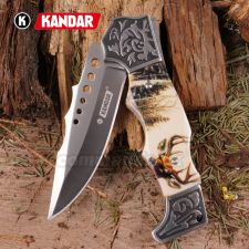 Kandar Deer Knife zatvárací nôž s jeleňom