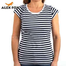 Alex Fox Námornícke tričko Ladies Anne Russian Marine T-Shirt krátky  rukáv