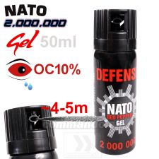Gélový slzný sprej NATO Defense Black Pepper Gel Kaser 50ml Obranný slzný sprej NATO Defence Pepper Gel Kaser 50ml