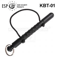 Kubotan Black Plastic Round s krúžkom a lankom