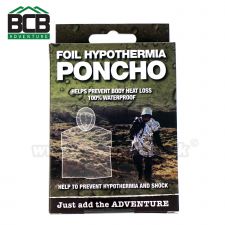 BCB Núdzová prikrývka pončo emergency poncho Hypothermia Foil CL202