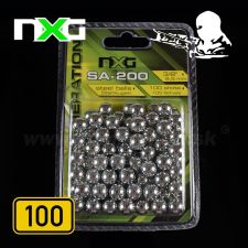 Oceľové guličky do praku NXG 100ks SA-200 Steel Shots