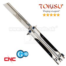 TOKISU Motýlik Balisong G10 CNC zatvárací nôž 02174