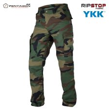 Pentagon BDU RipStop 2.0 taktické nohavice woodland