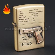 Jiantai Benzínový zapaľovač Walther P88