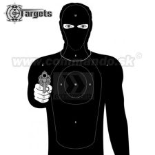 Papierový terč "CRIMINAL TARGET", 5ks