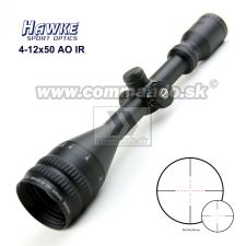 Puškohľad Hawke HD VANTAGE 4-12x50 AO IR Rifle Scope