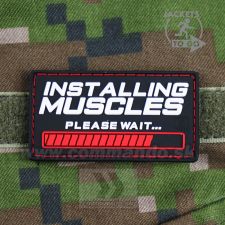 Installing Muscles - please wait .... 3D nášivka PVC