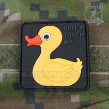 Yellow Duck - Don´t touch my ... 3D nášivka PVC