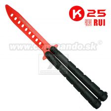 K25 RUI Motýlik tréningový nôž Red 36251