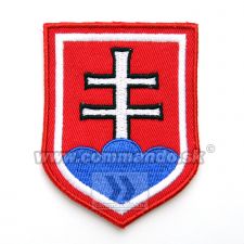 Nášivka Slovakia červená Znak bez názvu so suchým zipsom