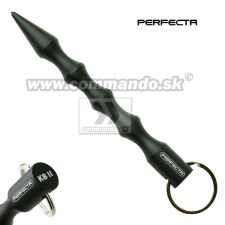 Perfecta Tactical Kubotan KB II Black Metal s krúžkom