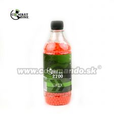 Airsoft BB guličky Combat Zone 2700 ks 0,12g Orange 6mm