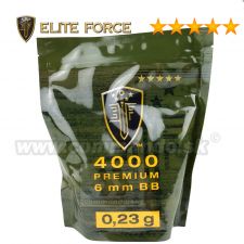 Airsoft Elite Force Premium BB guličky 4000ks 0,23g White
