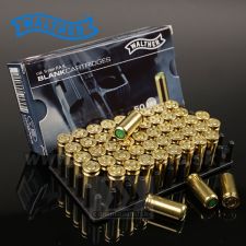 Poplašný - slepý náboj 9mm P.A.K. Walther 50ks, Blank cartridges