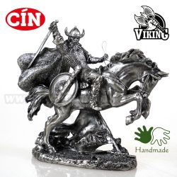 Viking cínový bojovník 9cm cínová soška 708-9003
