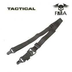 Tactical FMA Multi Mission taktický popruh 1 / 2 bodový Black