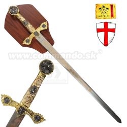 Templársky meč Sword Gold Templar Toledo Imperial 32110