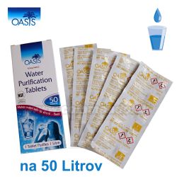 Oasis 50 tabl. dezinfekcia vody Water Purification Tablets