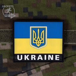 Ukraine Flag - viacfarebná 3D nášivka PVC