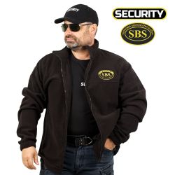 Security SBS Bunda flisova žltá výšivka Jacket Fleece