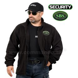 Security SBS Bunda flisova zelená neónová výšivka Jacket Fleece