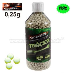 Airsoft Rockets TRACER 3000 ks BBs 0,25g Professional