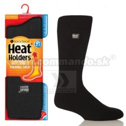 Heat Holders EXTRA TEPLÉ zimné termo ponožky, čierne
