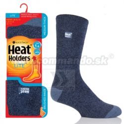 Heat Holders stredne hrubé termo ponožky, modré