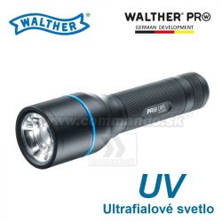 Walther Pro UV5 LED , UV LED vreckové svietidlo s puzdrom