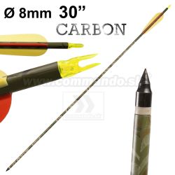 Šíp 1ks karbonovy 30" ostrý hrot pre luk Ø8mm Carbon Arrow