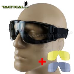 Taktické okuliare WoSport Glasses s troma zorníkmi