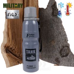 Fľaša turistická termosková Military TANK 550ml s putkom
