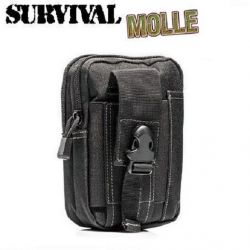 Survival Waist Bag Black GearMeUp Ľadvinka