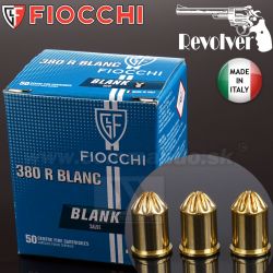 Poplašný náboj Fiocchi Blank Cartridges 380 R 50ks 9x17