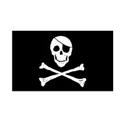 Zástava Pirátsky motív Jolly Roger