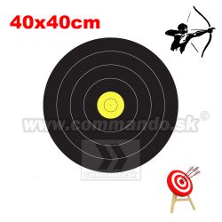 Lukostrelecký terč papierový 40x40cm FELD Papper target