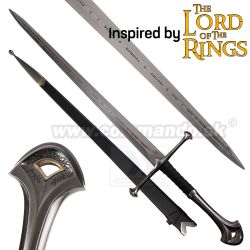 Rekvizita ANDURIL inšpirovaná podľa NARSIL OF ARAGON Lord of The Rings