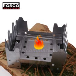 Kempingový vreckový varič na pevný lieh FOSCO Potable Cocker