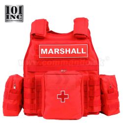 Taktická vesta MARSHALL červená Tactical